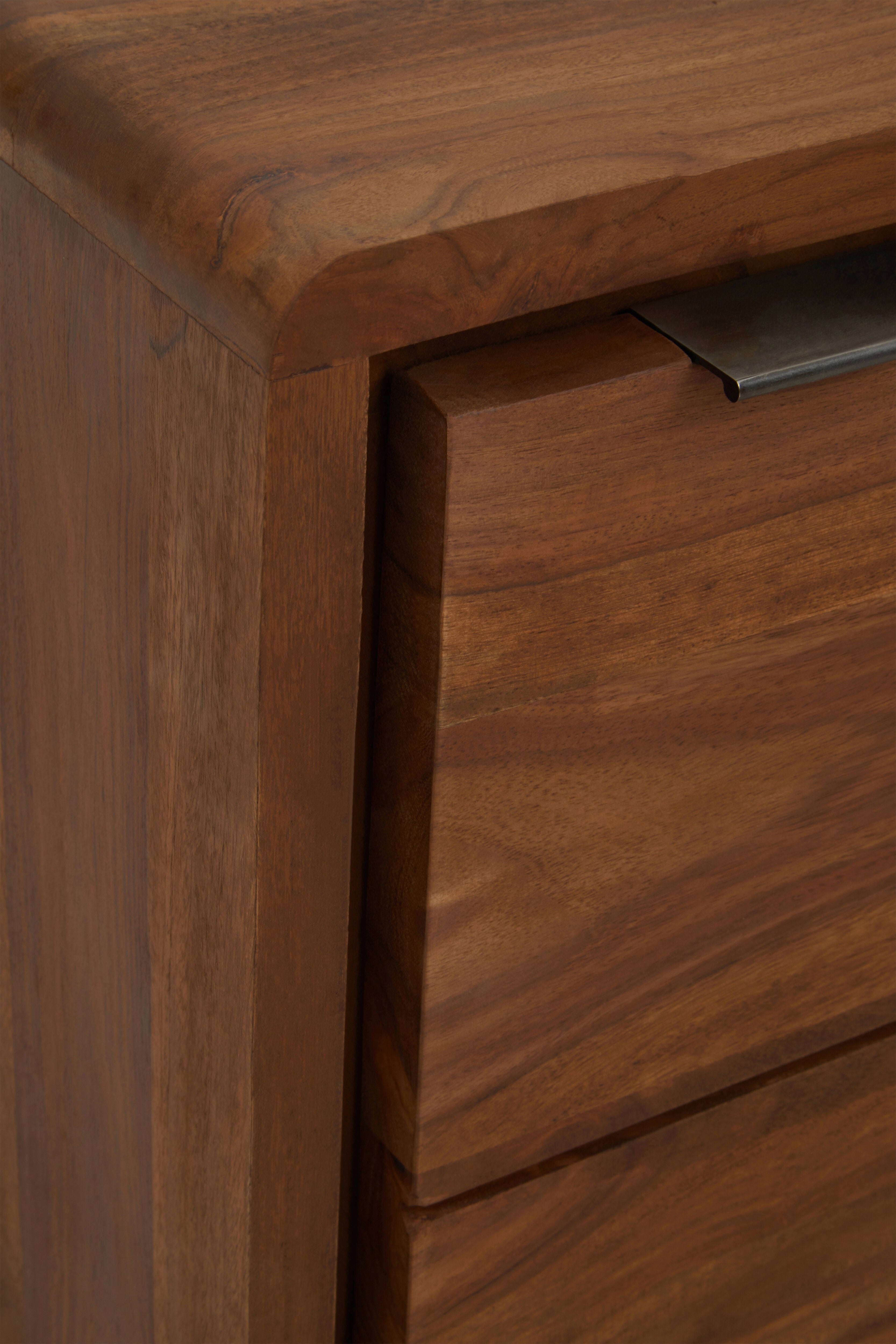 Indo Sheesham & Brown Acacia Wood Sideboard